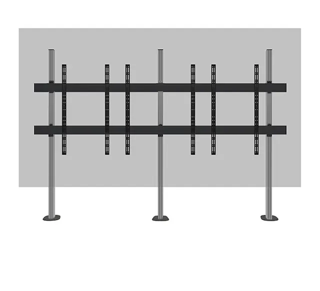 SYSTEM X - Bolt-Down Stand For LG 163inch All-In-One dvLED Displays, czarno-srebrny