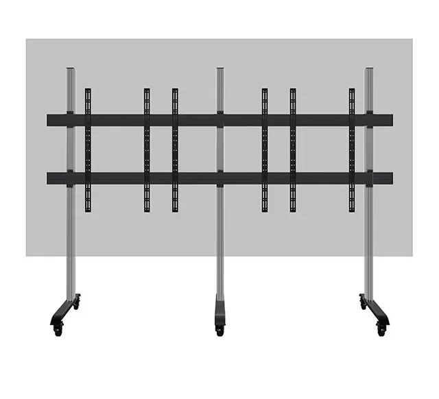 SYSTEM X - Mobile Stand for LG 171inch All-In-One Ultra-wide dvLED Displays, czarno-srebrny