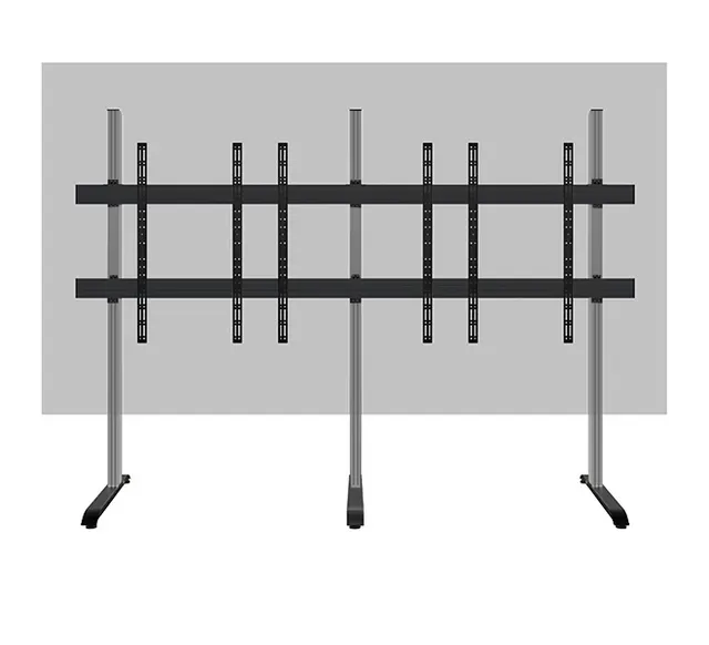 SYSTEM X - Floor Stand for LG 171inch All-In-One Ultra-wide dvLED Displays, czarno-srebrny