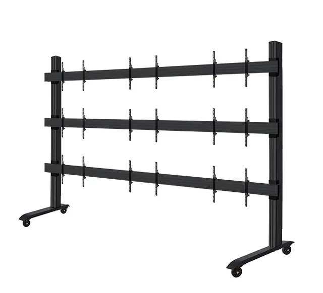 SYSTEM X - 163 inch LG LSAC LED Bloc Ultimate Mobile Videowall Display, 3x3 (163"), czarny