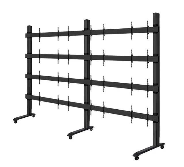 SYSTEM X - 217 inch LG LSAC LED Bloc Ultimate Mobile Videowall Display, 4x4 (217"), czarny
