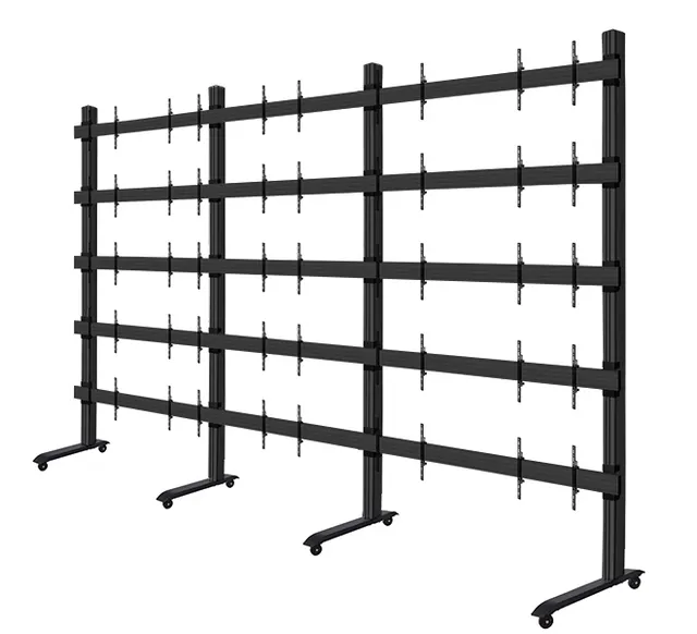 SYSTEM X - 271 inch LG LSAC LED Bloc Ultimate Mobile Videowall Display, 5x5 (271"), czarny