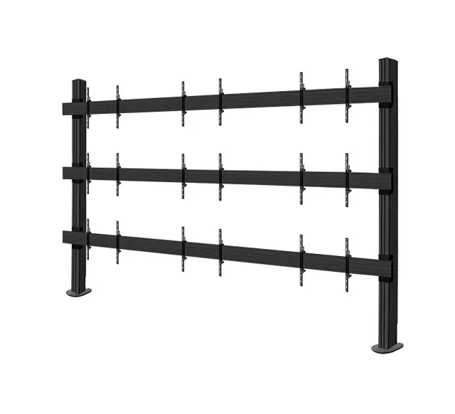 SYSTEM X - 163 inch LG LSAC LED Bloc Ultimate Bolt-Down Videowall Display, 3x3 (163"), czarny