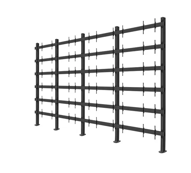 SYSTEM X - 325 inch LG LSAC LED Bloc Ultimate Bolt-Down Videowall Display, 6x6 (325"), czarny