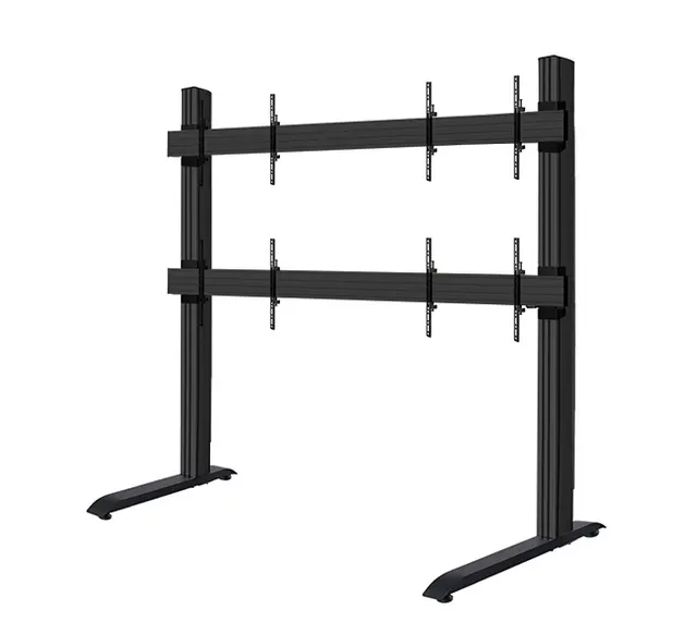 SYSTEM X - 108 inch LG LSAC LED Bloc Ultimate Freestanding Videowall Display, 2x2 (108"), czarny