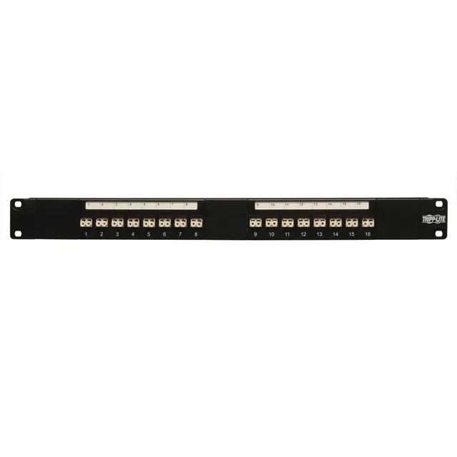 16-PORT FIBER OPTIC PATCH PANEL/