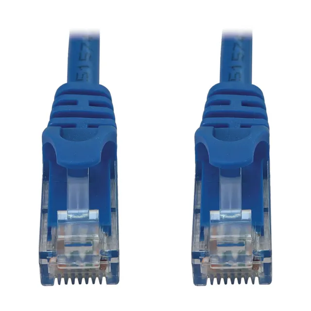 CAT6A 10G SNAGLESS MOLDED UTP/ETHERNET CABLE (RJ45 M/M) POE BL, niebieski, 0,9 m