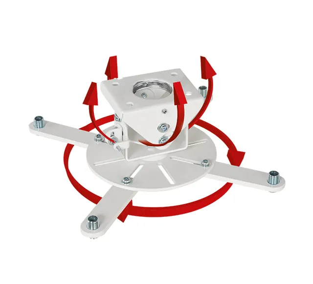 SYSTEM 2 - Extra-Large Projector Ceiling Mount with Micro-adjustment, biały, bez słupa