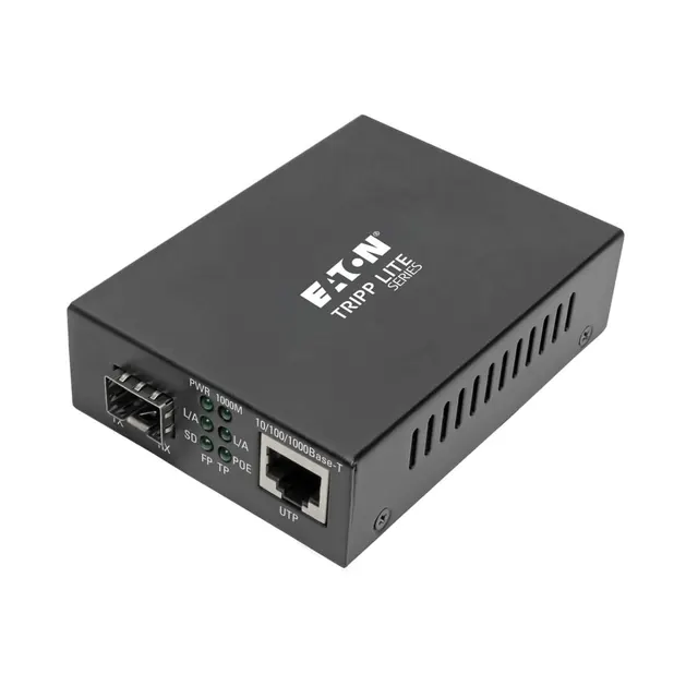 GIGABIT SFP FIBER TO ETHERNET/MEDIA CONVERTER POE+ INTERNATION