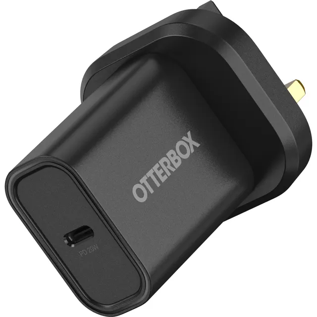 OB STANDARD UK WALL CHARGER 20W/- 1X USB-C 20W USB-PD BLACK - PR