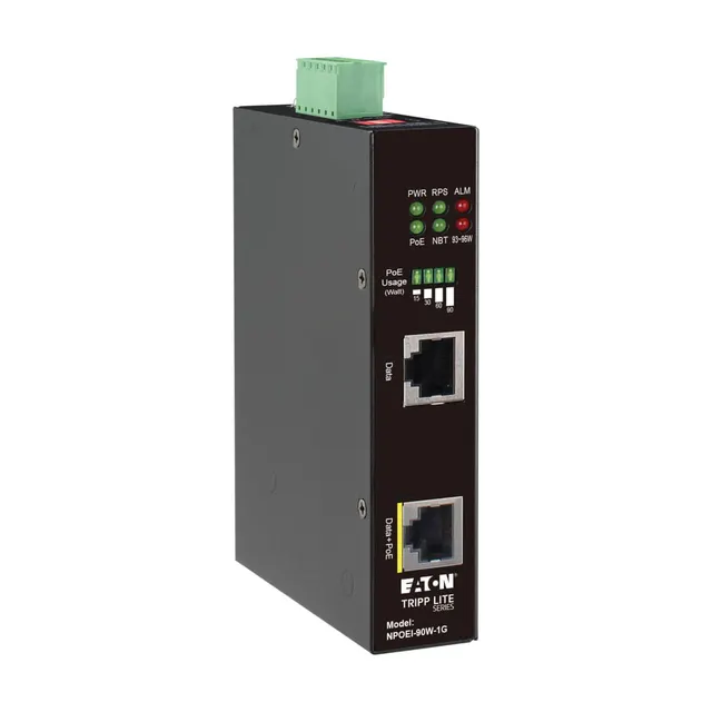 INDUSTRIAL GIG ETHERNET POE/INJECTOR 90W POE++ MIDSPAN 1 POR