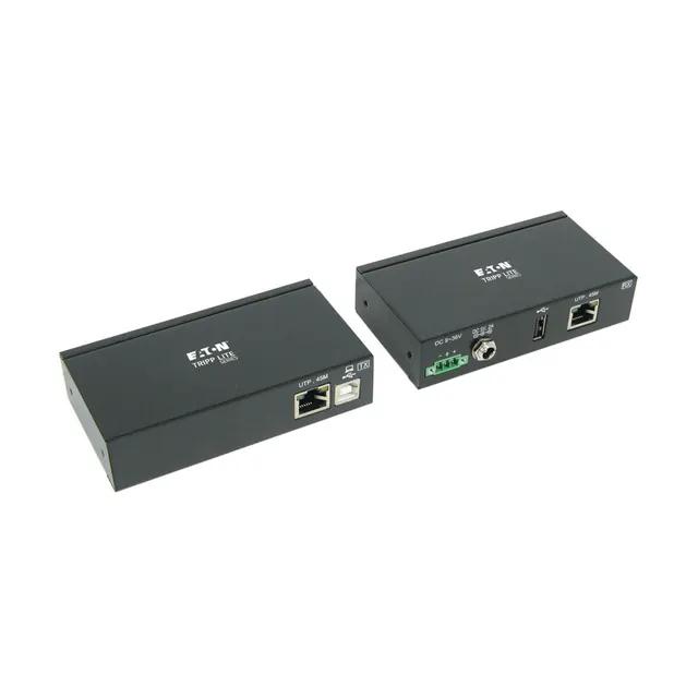 1PT INDUSTRIAL USB OVER CAT5/6/EXTENDER ESD PROTECT 45.72 BLK