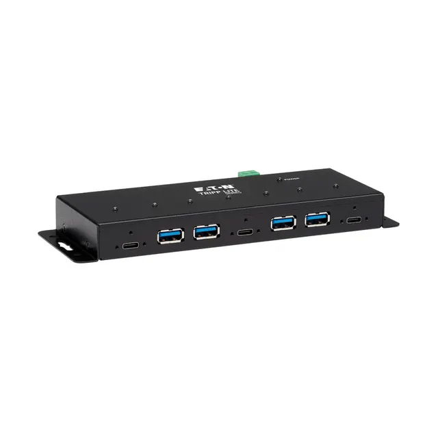 7-PT INDUSTRIAL-GRADE USB 3.1/GEN 2 HUB 4 USB-A/3 USB-C TYPE-C