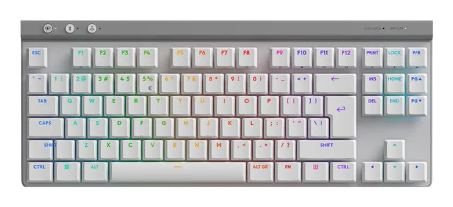 G515 LIGHTSPEED TKL Wireless Gaming Keyboard - WHITE - US INT'L - EMEA28i-935