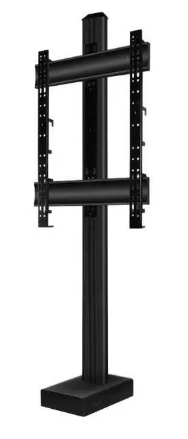 Retractable Bolt-Down In-Window LFD Digital Signage Floor Stand (VESA 1000 x 800), czarny