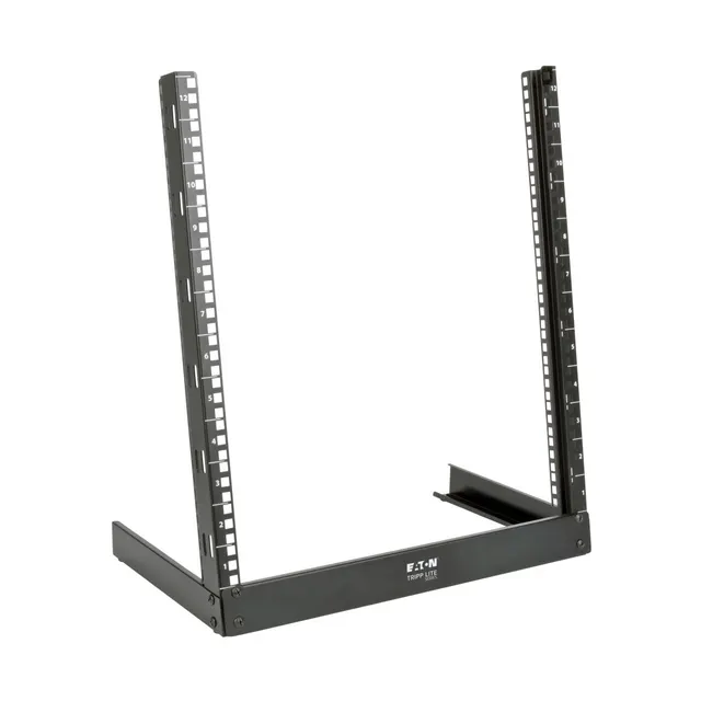 12U 2-POST OPEN FRAME RACK/