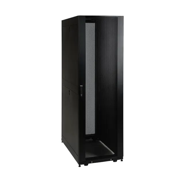 42U SmartRack Mid-Depth Rack Enclosure Cabinet with doors & side panels
