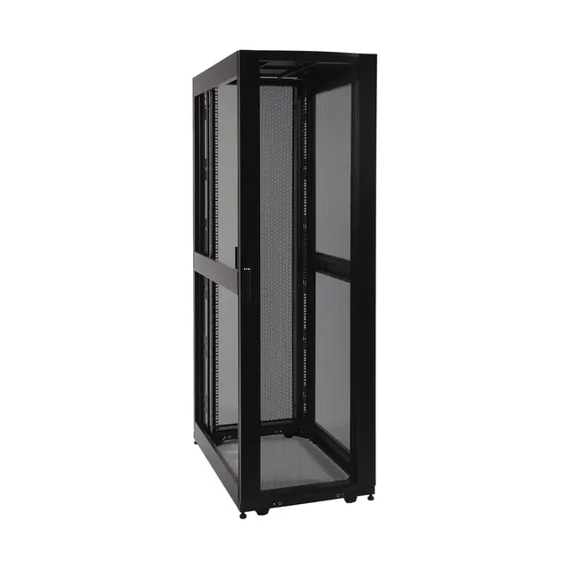 48U SmartRack Standard-Depth Rack Enclosure Cabinet - side panels not included
