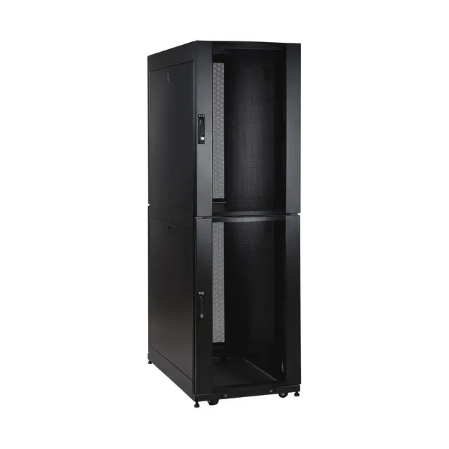 42U SmartRack Co-Location Standard-Depth Rack Enclosure Cabinet - 2 separate compartments