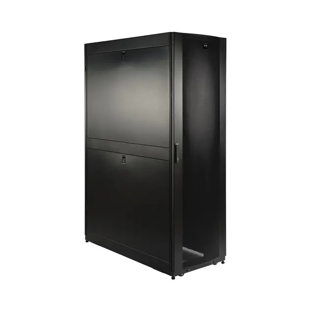 Tripp Lite series 48U SmartRack DEEP Premium Enclosure includes doors and side panels