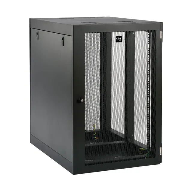 SmartRack 18U Heavy-Duty Low-Profile Server-Depth Side-Mount Wall-Mount Rack Enclosure Cabinet