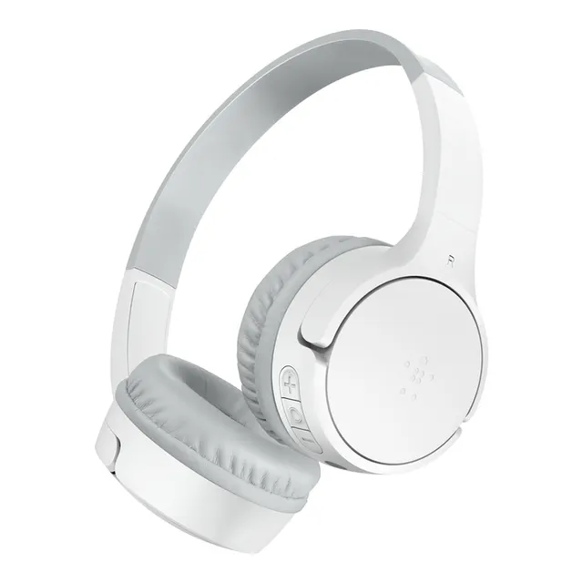 BELKIN SOUNDFORM MINI BLUETOOTH/ON-EAR KOPFHRER FR KINDER USB-C, białe