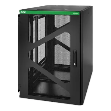 APC NetShelter 18U Wallmount Rack Enclosure Cabinet Side Mount UPS Depth
