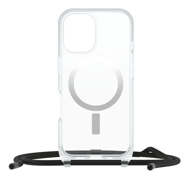 OB REACT NECKLACEMAGSAFE APPLE/IPHONE 16 - CLEAR - PROPACK
