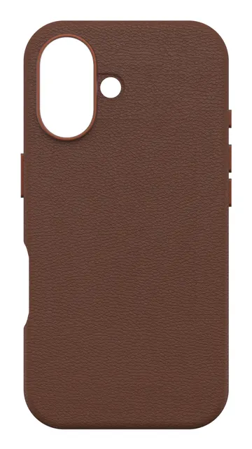 OB SYM CACTUS LEATHER APPLE/IPHONE 16 RICH ADOBE - BROWN