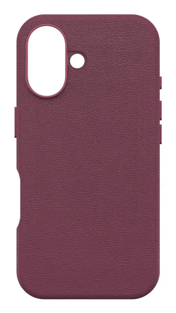 OB SYM CACTUS LEATHER APPLE/IPHONE 16 MAROON BELLS - RED