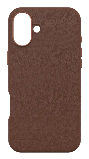 OB SYM CACTUS LEATHER APPLE/IPHONE 16 PLUS RICH ADOBE-BROWN