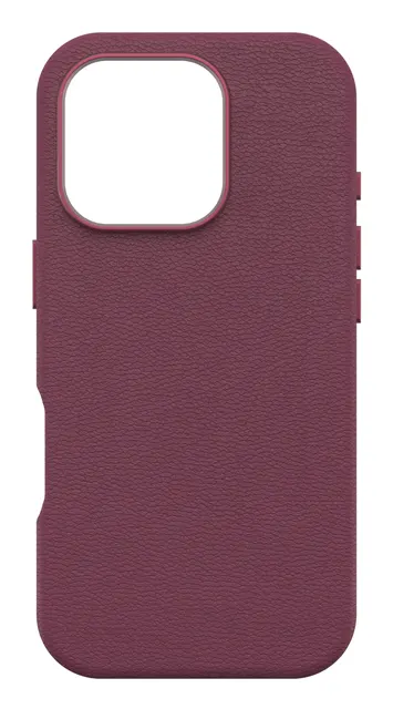 OB SYM CACTUS LEATHER APPLE/IPHONE 16 PRO MAROON BELLS - RED