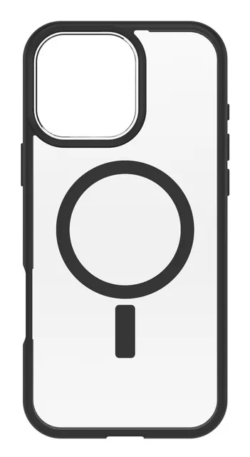OB REACT MAGSAFE APPLE IPHONE16/PRO MAX BLACK CR CLEAR/BLACKPROP