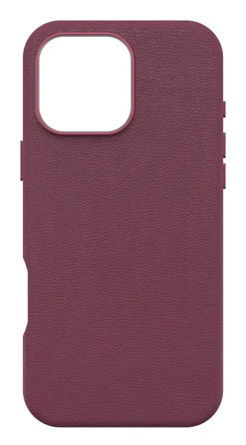 OB SYM CACTUS LEATHER APPLE/IPHONE 16 PROMAX MAROONBELLS-RED