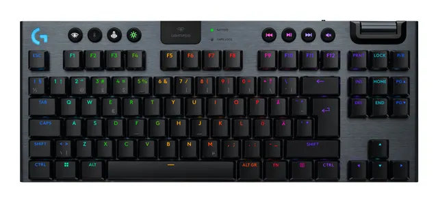 G915 X LIGHTSPEED TKL Low-Profile Wireless Gaming Keyboard - BLACK - PAN - EMEA28i-935 (920-012746)