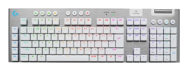G915 X LIGHTSPEED Low-Profile Wireless Gaming Keyboard - WHITE - US INT'L - EMEA28i-935