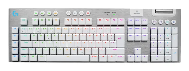 G915 X LIGHTSPEED Low-Profile Wireless Gaming Keyboard - WHITE - PAN - EMEA28i-935