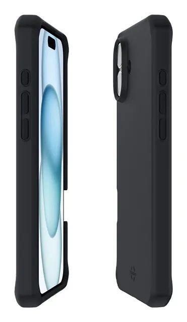SPECTRUM_R CASE FOR IPHONE 16 -/SOLID BLACK MAT - SOFT BAG