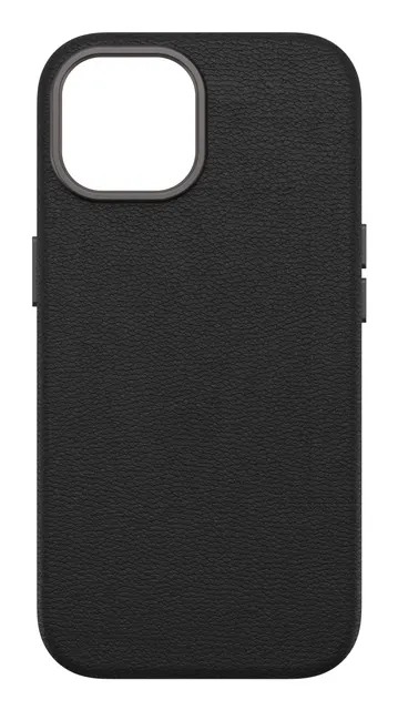 OB SYMMETRY CACTUS LEATHER/APPLE IPHONE 15 NOIR ASH - BLACK