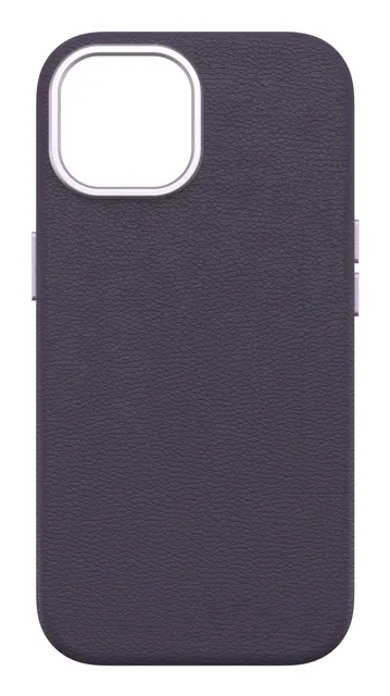 OB SYMMETRY CACTUS LEATHER/APPLE IPHONE 15 PLUM LUXE PURPLE