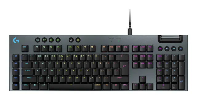 G915 X Low Profile Wired Gaming Keyboard - BLACK - US INT'L - EMEA28i-935