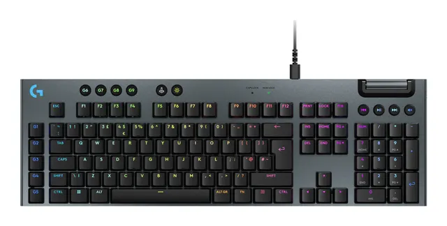 G915 X Low Profile Wired Gaming Keyboard - BLACK - UK - EMEA28i-935