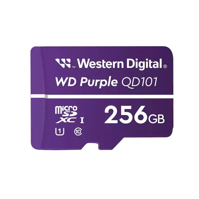 Karta pamięci WD Purple WDD256G1P0C 256GB QD101 Ultra Endurance MicroSDXC UHS-1 Class10