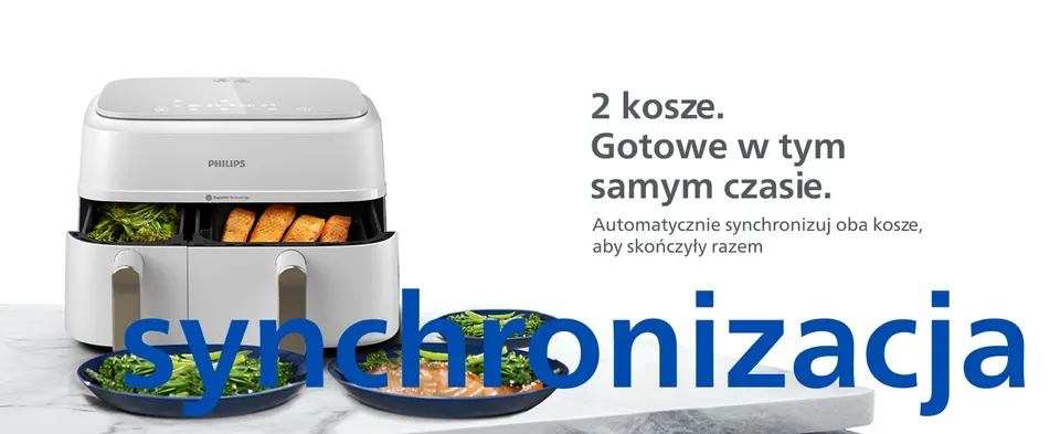 2 kosze.
Gotowe w tym samym czasie.
Automatycznie synchronizuj oba kosze, aby skończyły razem
synchronizacja