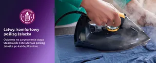 zelazko parowe stopa steamglide advanced deska prasowania pokrowiec na deskę prasowania