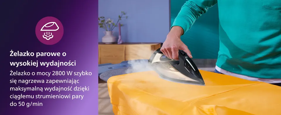 zelazko parowe stopa steamglide advanced deska prasowania pokrowiec na deskę prasowania parownica